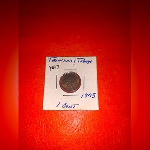 1975 1 Cent Trinidad and Tobago Coin
